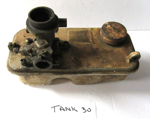Serbatoio gas tosaerba vintage
