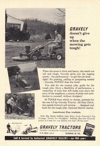 1962 trattori ghiaia - 1962,