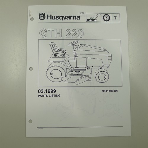 Oem husqvarna gth220 - husqvarna,